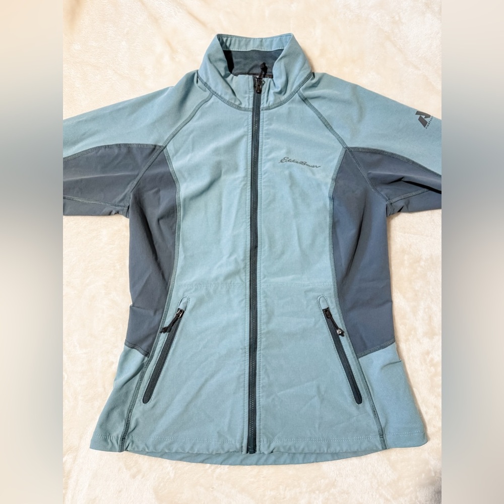 Eddie Bauer First Ascent Women’s XS Softshell Jacket Blue Zip-Up